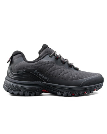 Sneakers Columbia Gore-Tex Black Red WITH FLEECE Black
