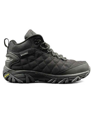 Trekking boots Merrell Ice Cap Moc II Triple Black White WITH FUR Black
