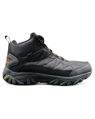 Трекінгові черевики Merrell Ice Cap Moc II Triple Black Orange З ХУТРОМ Чорний