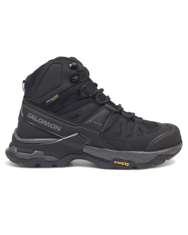 Trekking boots Salomon Quest 4 Mid Thinsulate Gore-Tex Black Gray WITH FUR Black/gray