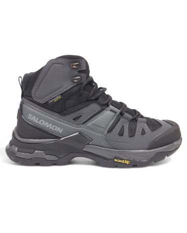 Trekking boots Salomon Quest 4 Mid Thinsulate Gore-Tex Gray WITH FUR Grey