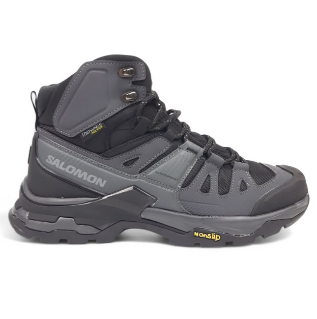Salomon Quest 4 Mid Thinsulate Gore-Tex Gray WITH FUR