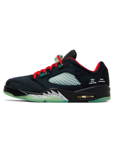 Кросівки Jordan 5 Retro Low x CLOT Jade DM4640-036 Різнокольорові