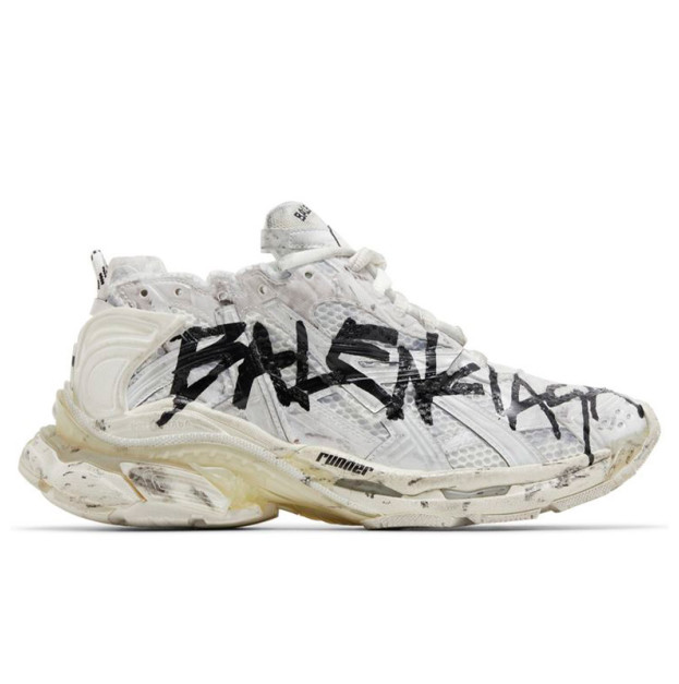Balenciaga Runner Graffiti White Black 677403W3RBQ9010