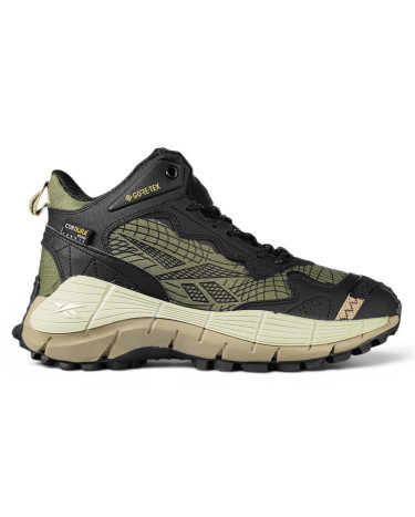 Sneakers Reebok Zig Kinetica 2.5 Edge Black Beige Khaki WITH FUR Olive