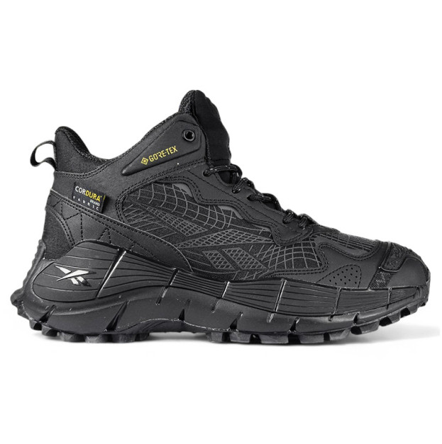 Reebok Zig Kinetica 2.5 Edge Black Grey С МЕХОМ
