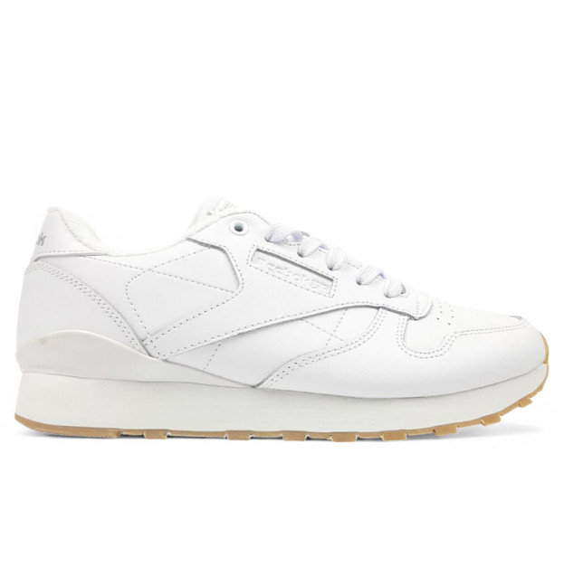 Reebok Classic Leather White Gym С ФЛИСОМ