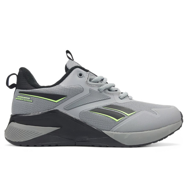 Reebok Nano X2 Light Gray Black С ФЛИСОМ