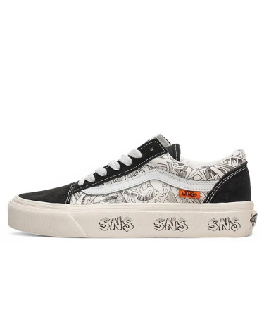 Кеди Vans Old Skool SNS Black White Чорний/білий