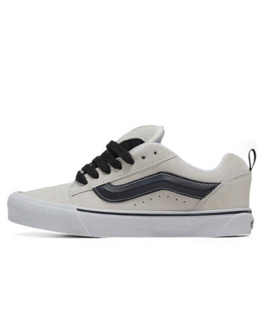 Кеди Vans Knu Skool Suede White Black VN0009QCYB2 Чорний/білий