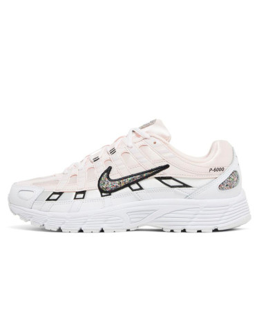 Кроссовки Nike P-6000 Pink White Black CJ9585-600 Белый/розовый