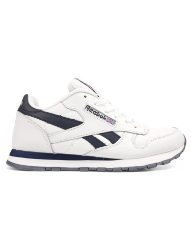 Кросівки Reebok Classic Leather 1983 Vintage Chalk Vector Navy GX6123 Чорний/білий