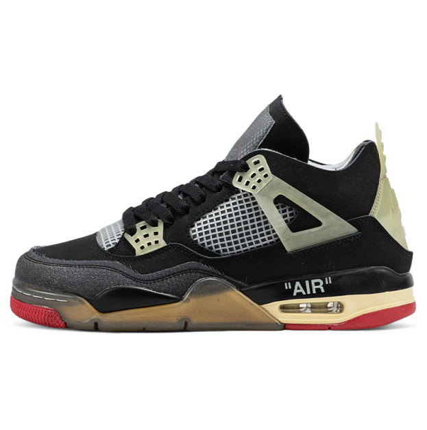 Jordan Retro 4 Black Red Grey