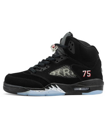 Кроссовки Jordan 5 Black Blue Черный