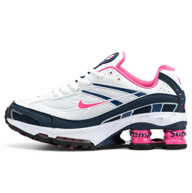 Nike Shox x Supreme Ride 2 White Blue Pink