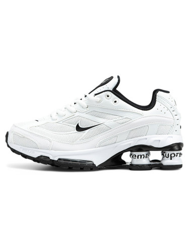 Кросівки Nike Shox x Supreme Ride 2 White Black Чорний/білий