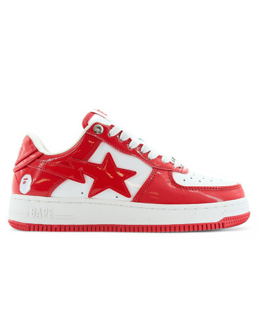 Кросівки Bape STA M2 Patent White Red 09022312 Білий/червоний