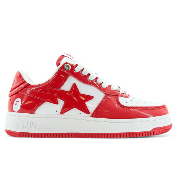 Bape STA M2 Patent White Red 09022312
