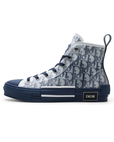 Кеди Dior B23 High Top Oblique Transparency T00962H565 Cиній