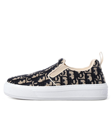 Кеды Dior Slip On Dark Beige Разноцветные