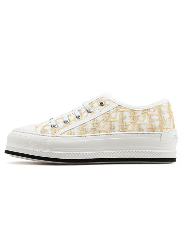Кеди Dior Walk'n' Dior Platform White Beige Різнокольорові