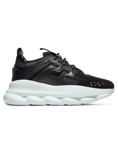 Кросівки Versace Chain Reaction Black Mesh DSU7071E D9TVG D41H1 Чорний/білий