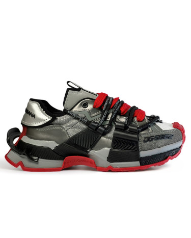 Sneakers Dolce & Gabbana Space Red Black Grey Multicolored