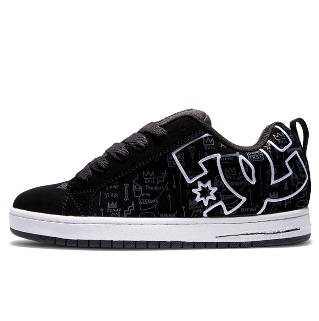 DC Shoes Court Graffik Black White ADYS100675