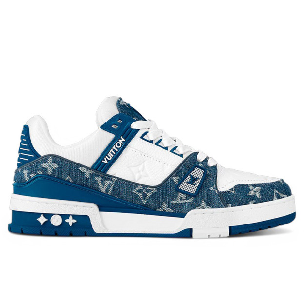 Louis Vuitton Trainer Monogram Denim Light Blue 1AC2AS