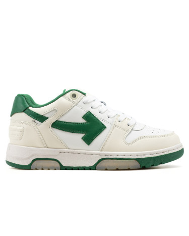 Кросівки Off-White Out of Office White Green Cream Білий/зелений