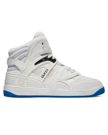 Sneakers Gucci Basket High White Blue 661301 2SHA0 9014 White/blue