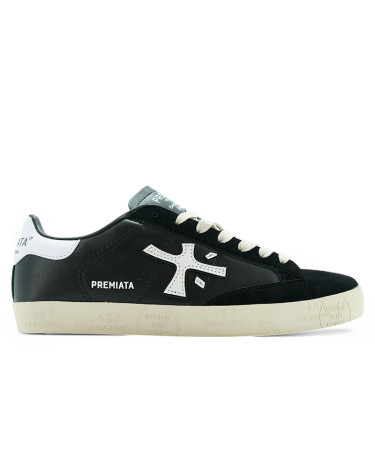 Sneakers Premiata Steven Black Black/white