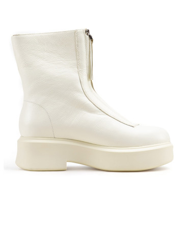 Ботинки The Row Natural Zipped White Белый