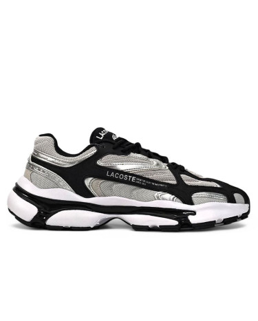 Кросівки Lacoste L003 Grey Silver Black Чорний/сірий