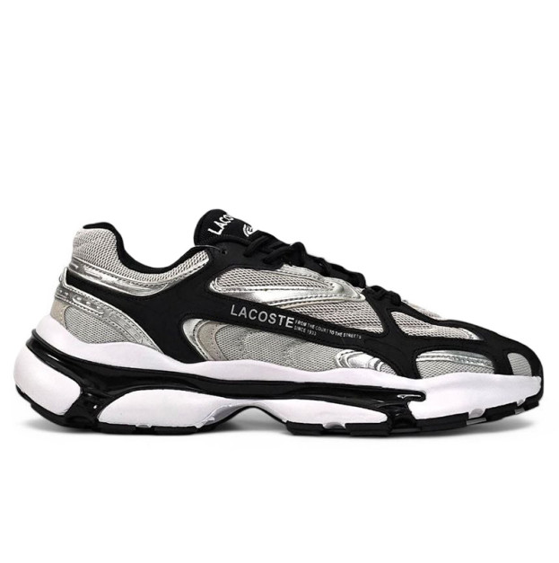 Lacoste L003 Grey Silver Black