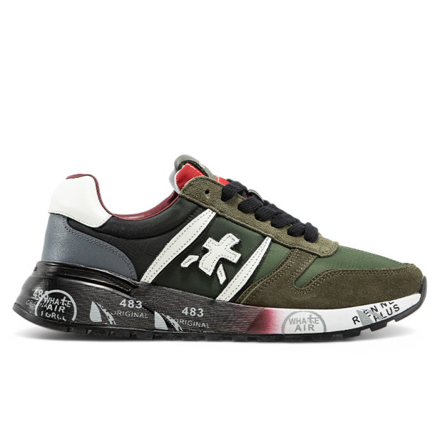 Premiata Lander Khaki Black White