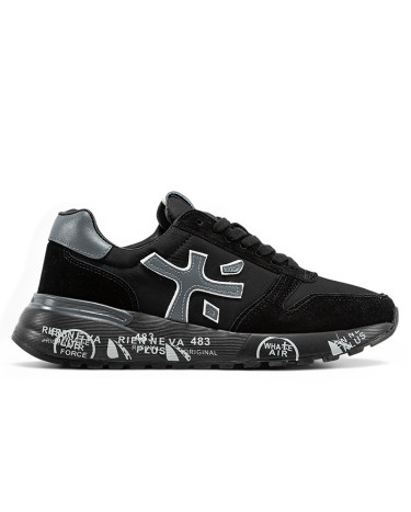 Sneakers Premiata Mick Black Gray Black/white