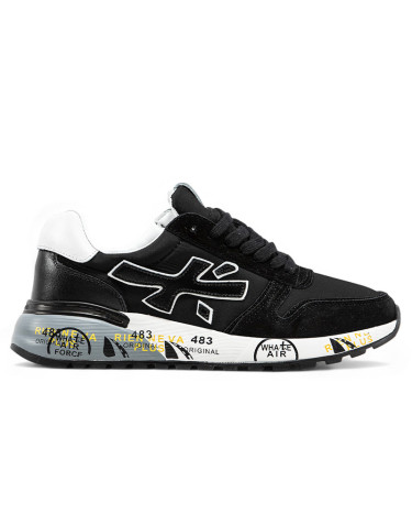 Sneakers Premiata Mick Black White Grey Black/white