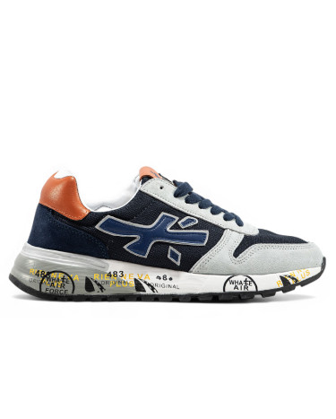 Кросівки Premiata Mick Blue Grey Orange Різнокольорові
