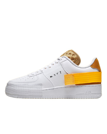Кроссовки Nike Air Force 1 Type White Gold AT7859-100 Разноцветные