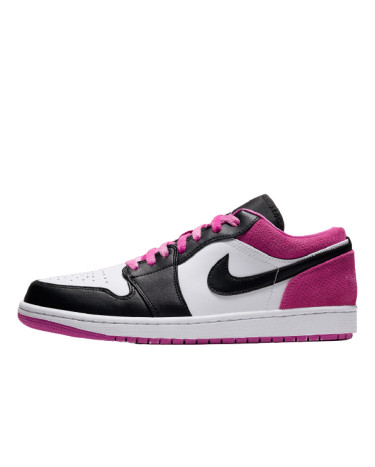 Кросівки Jordan 1 Low Black Active Fuchsia CK3022-005 Різнокольорові