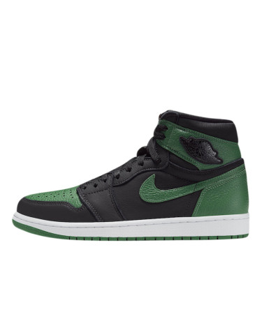 Sneakers Jordan 1 Retro High Pine Green Black 555088-030 Black/green