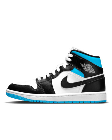 Sneakers Jordan 1 Mid University Black White BQ6472-102 Multicolored