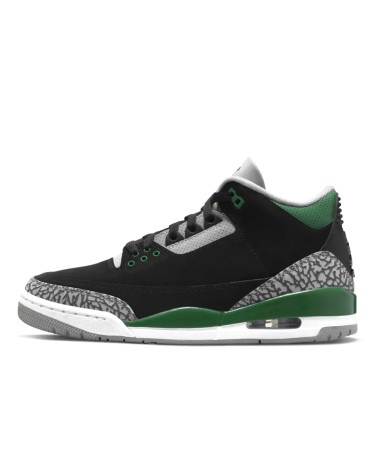 Кросівки Jordan 3 Retro Pine Green CT8532-030 Різнокольорові
