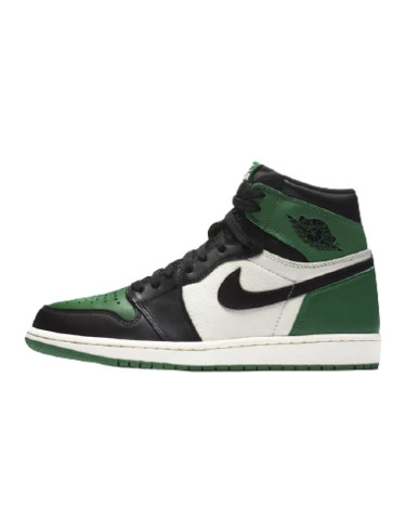 Sneakers Jordan 1 Retro High Pine Green 555088-302 Black/green