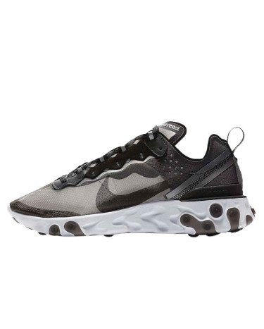Кроссовки Nike React Element 87 Anthracite Black AQ1090-001 Черный/серый