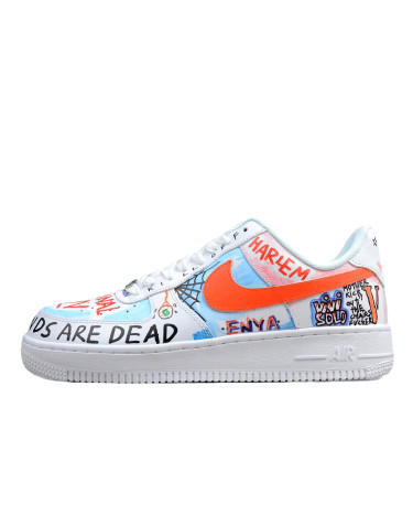 Кроссовки Nike Air Force Pauly x Vlone Pop 923066-100 Разноцветные