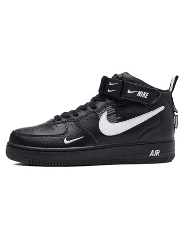 Кросівки Nike Air Force 1 Mid Utility Black 804609-001 Чорний/білий