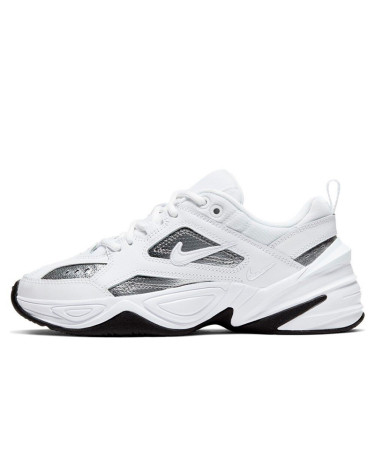 Кроссовки Nike M2K Tekno White Metallic Silver Black CJ9583-100 Белый/серый
