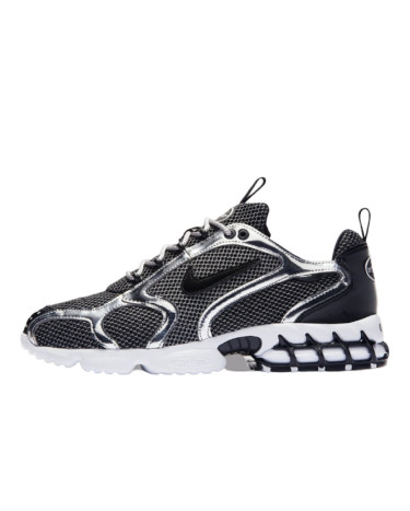 Кросівки Nike Air Zoom Spiridon Cage 2 Stussy Pure Platinum CU1854-001 Чорний/сірий